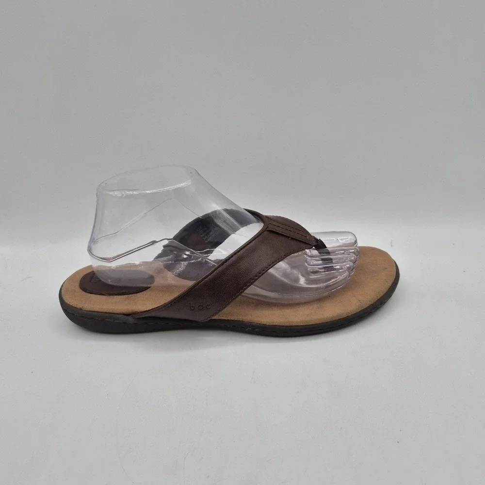 B.o.c Sandals Mens Size 10 Brown Thong‎ Flip Flop Comfort Shoes Casual Beach